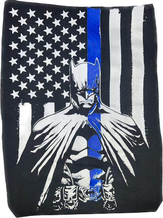 Batman Blue Line T-Shirt - Show Your Support with Style