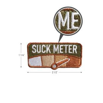 Rothco Suck Meter Morale Velcro Patch – Brothers Distributors