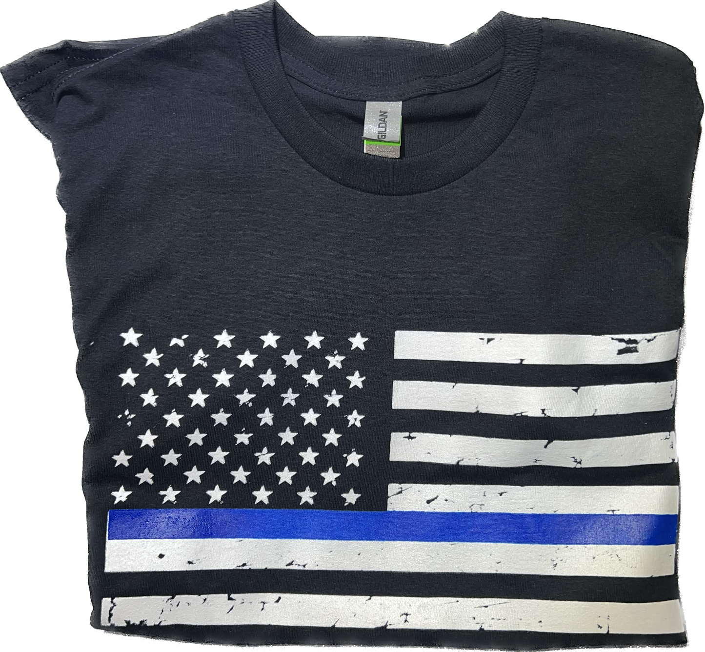 Blue Line Flag T-Shirt