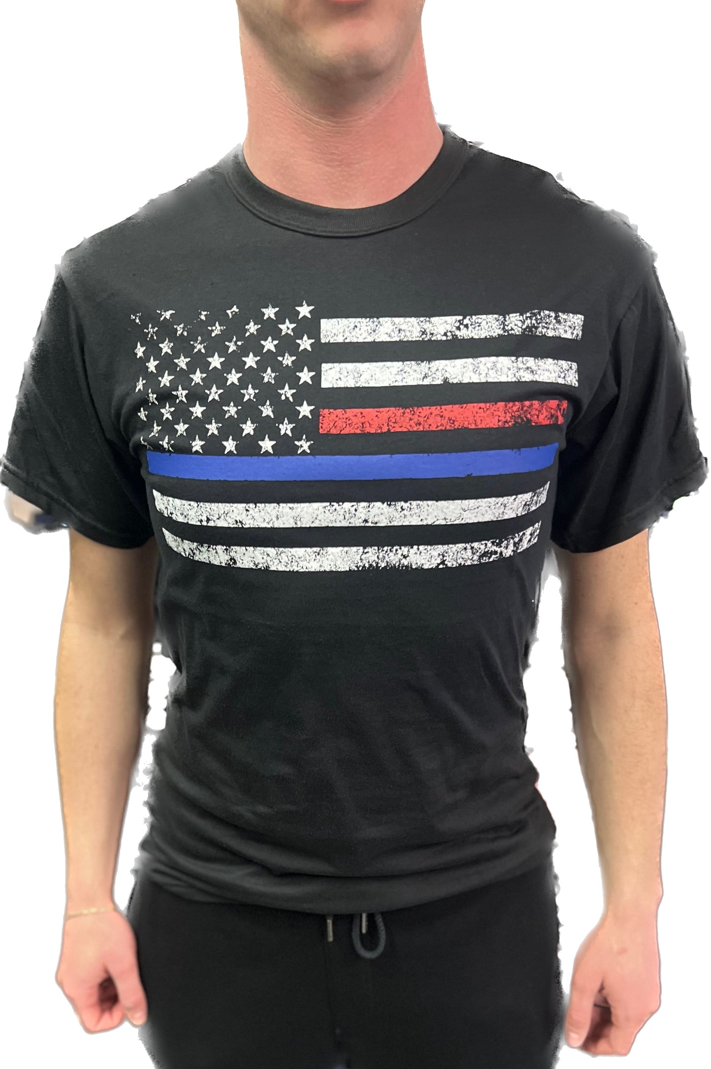 Thin Blue/Red Line T-Shirt for First Responders